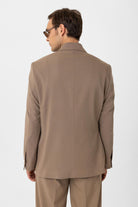 Antioch-Vizon Kuşaklı Relax Fit Erkek Blazer Ceket-Blazer Ceket-5-Milagron.com