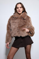 Antioch-Vizon Peluş Görünümlü Mont-Mont-2-Milagron.com