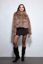 Antioch-Vizon Peluş Görünümlü Mont-Mont-3-Milagron.com