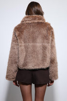 Antioch-Vizon Peluş Görünümlü Mont-Mont-5-Milagron.com