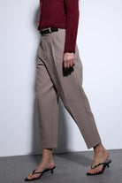 Antioch-Antioch Vizon Pensli Kadın Pantolon-Kumaş Pantolon-2-Milagron.com