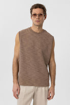 Antioch-Vizon Regular Fit Dokulu Erkek Kolsuz T Shirt-T-Shirts-1-Milagron.com