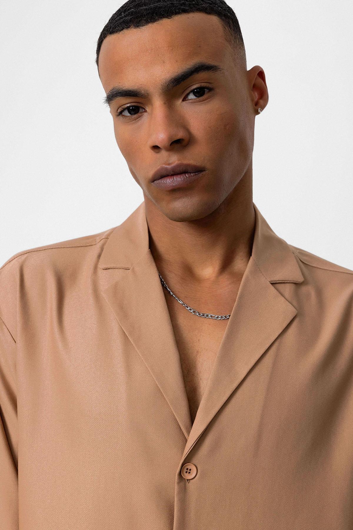 Antioch-Vizon Relax Fit Erkek Gömlek-Gömlek-4-Milagron.com