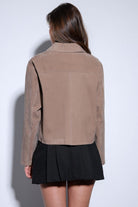 Antioch-Antioch Vizon Torba Cepli Süet Kadın Ceket-Ceket-7-Milagron.com