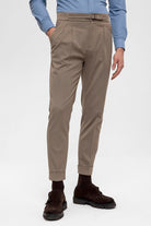 Antioch-Vizon Yüksek Bel Toka Detaylı Erkek Pantolon-Kumaş Pantolon-3-Milagron.com