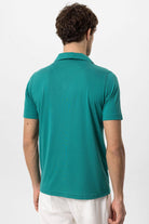 Antioch-Yeşil Apaş Yaka Regular Fit Erkek T Shirt-T-Shirts-5-Milagron.com