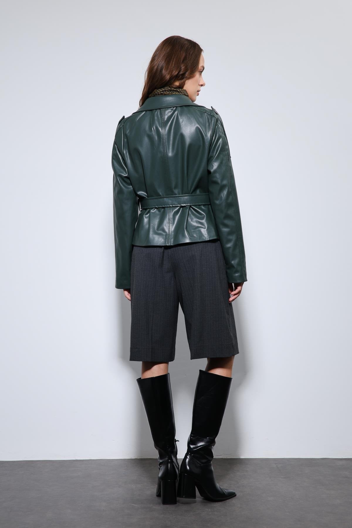 Antioch-Yeşil Kemerli Suni Deri Mont-Deri Mont-6-Milagron.com