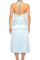 Antoa-Jessy Saten Boyundan Bağlamalı Elbise-Elbise-5-Milagron.com