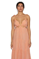 Antoa-Lilith Bağlamalı Maxi Elbise-Elbise-2-Milagron.com