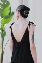 Antoa-Lilith Bağlamalı Maxi Elbise-Elbise-2-Milagron.com