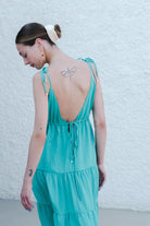 Antoa-Lilith Bağlamalı Maxi Elbise-Elbise-3-Milagron.com