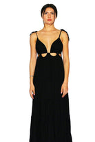 Antoa-Lilith Bağlamalı Maxi Elbise-Elbise-3-Milagron.com