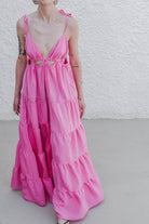 Antoa-Lilith Bağlamalı Maxi Elbise-Elbise-4-Milagron.com