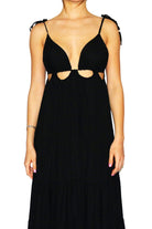 Antoa-Lilith Bağlamalı Maxi Elbise-Elbise-4-Milagron.com