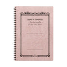 Apica-Apica Cd Twin Ring Semi B5 Defter Peach çizgili-Defter-1-Milagron.com