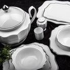 Aryıldız 60 Parça Silver Porselen Yemek Takımı 34001