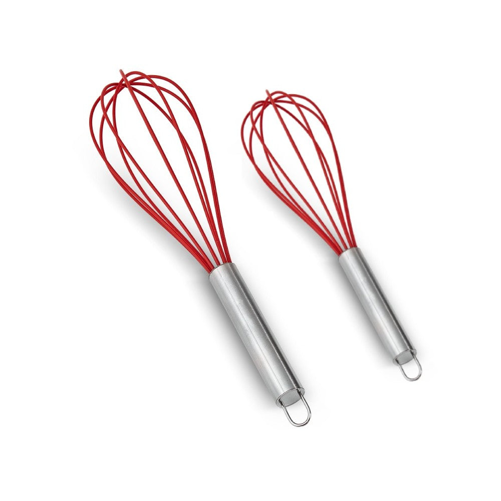 Aryıldız Dailytools Silikon Çırpıcı Set Kırmızı 2 Parça Ar261125