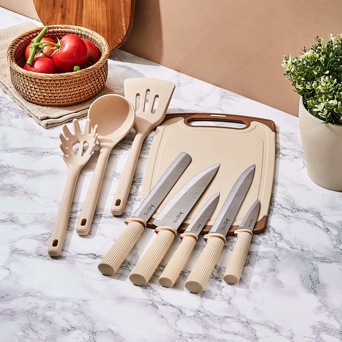 Aryıldız Miyabi 10 Parça Blok Bıçak ve Pano Seti Ar260050