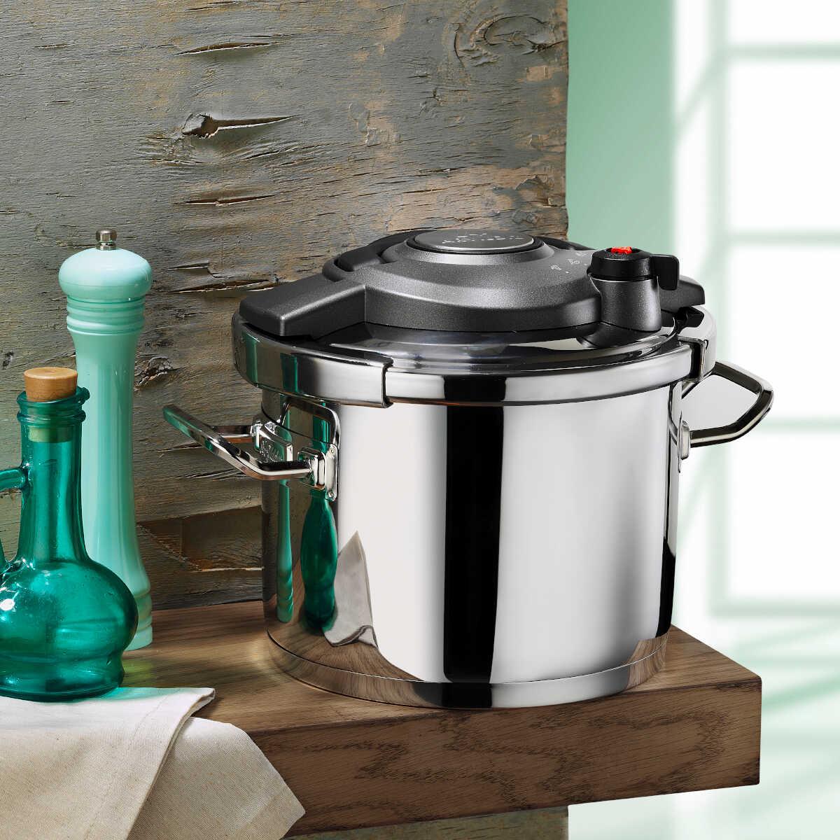 Aryıldız Touch & Cook Kanka Düdüklü Tencere Seti 6 + 4 Litre Ar258255