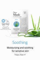 Ariul 7 Days Mask Variety Pack - Haftalık Vegan Kağıt Maske Seti 7 Adet
