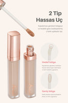 Ariul Ink Feather Perfect Fit Concealer 02 Nudy Natural - Spf30 Pa++ 24 Saat Kalıcı Çok Yönlü Kapatıcı