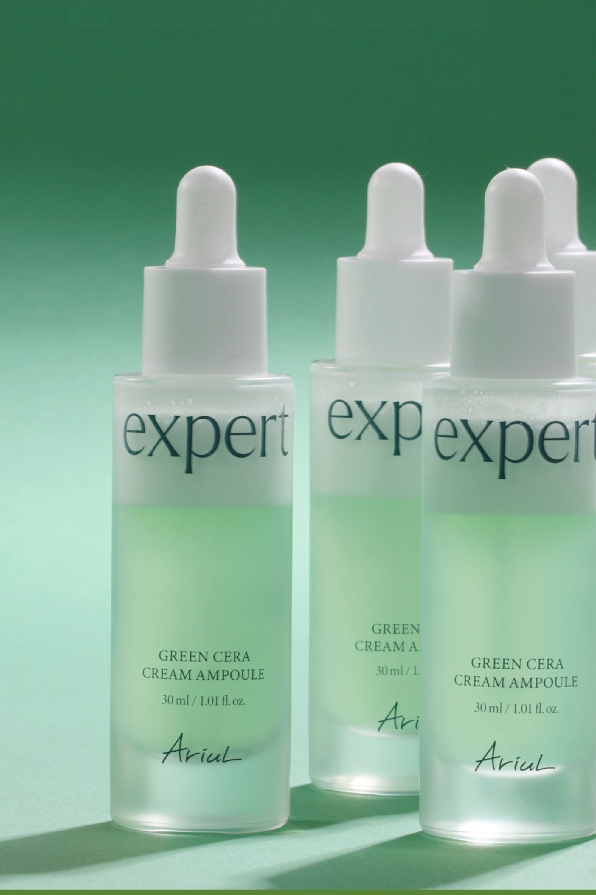 Ariul Expert Green Cera Cream Ampoule 30Ml - Elastikiyet & Cilt Bariyeri Onarıcı Seramid & Retinol Vegan Ampul