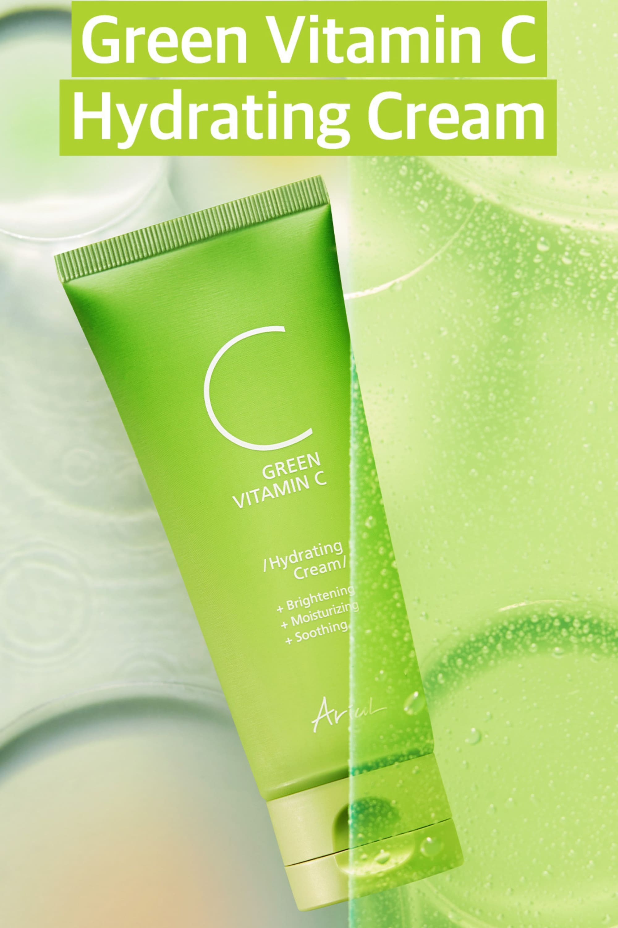 Ariul Green Vitamin C Hydrating Cream 100Ml - Hydro Vitamin C Ile Aydınlatıcı Vegan Nemlendirici