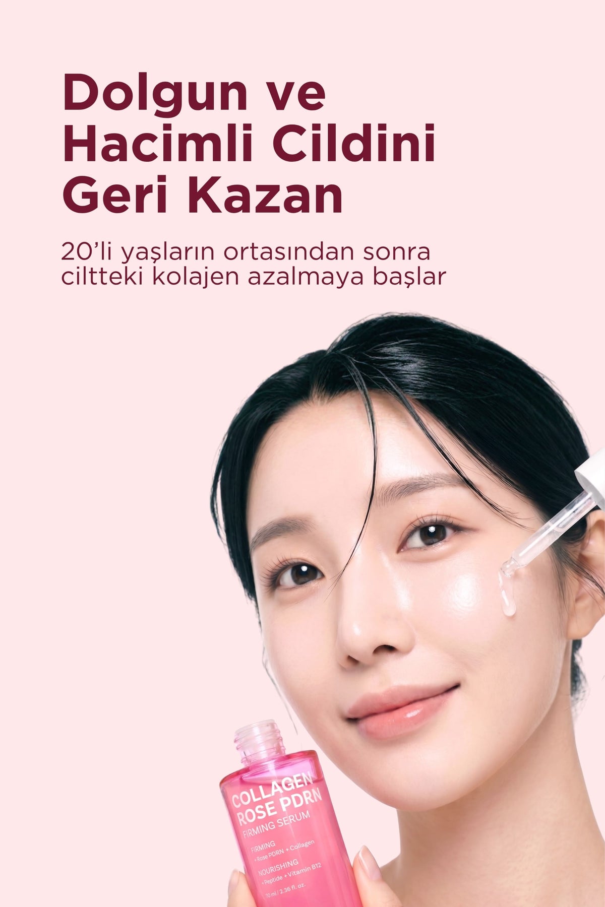 Ariul Collagen Rose Pdrn Firming Serum 70Ml - Gül Pdrn & Kolajen Sıkılaştırıcı Serum