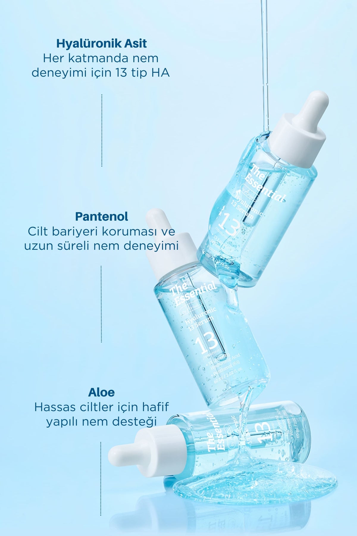 Ariul-Hyalüronik Asit İçerikli Nem Serumu 60 Ml-Yüz Serumu-3-Milagron.com