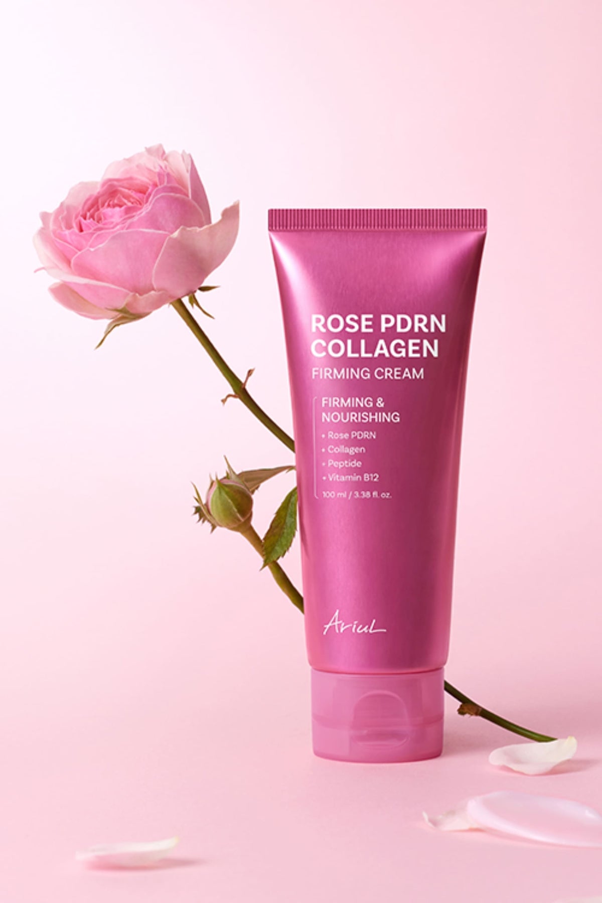 Ariul Rose Pdrn Collagen Firming Cream 100Ml - Gül Pdrn & Kolajen Sıkılaştırıcı Yüz Kremi