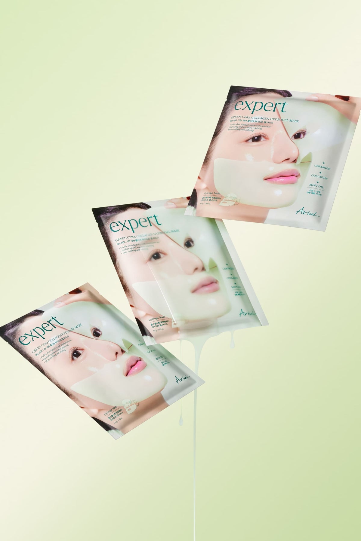 Ariul Expert Green Cera Collagen Hydrogel Mask - Seramid & Kolajen Onarıcı Hidrojel Maske