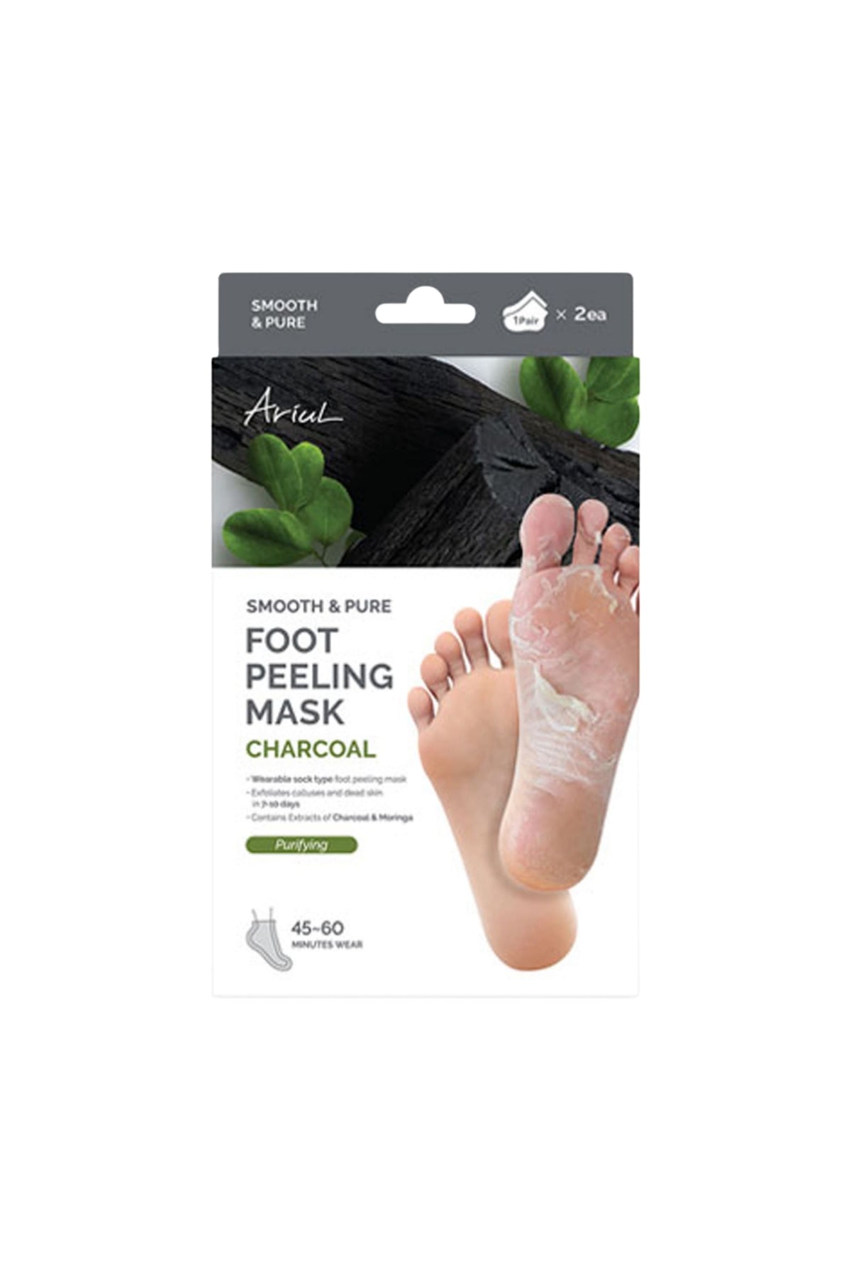 Ariul Smooth & Pure Foot Peeling Mask Purifying 2 Çift (4 Adet) - Çorap Tipi Derinlemesine Arındırıcı Ayak Peeling Maskesi