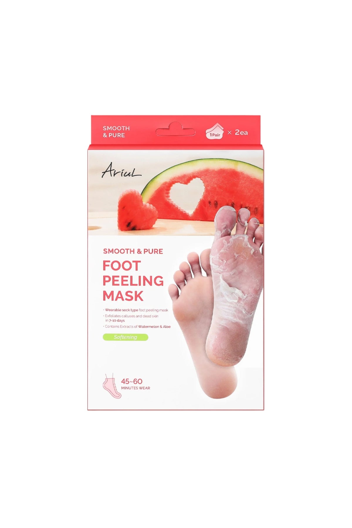 Ariul-Çorap Tipi Ayak Peeling Maskesi 2 Çift-Peeling-1-Milagron.com