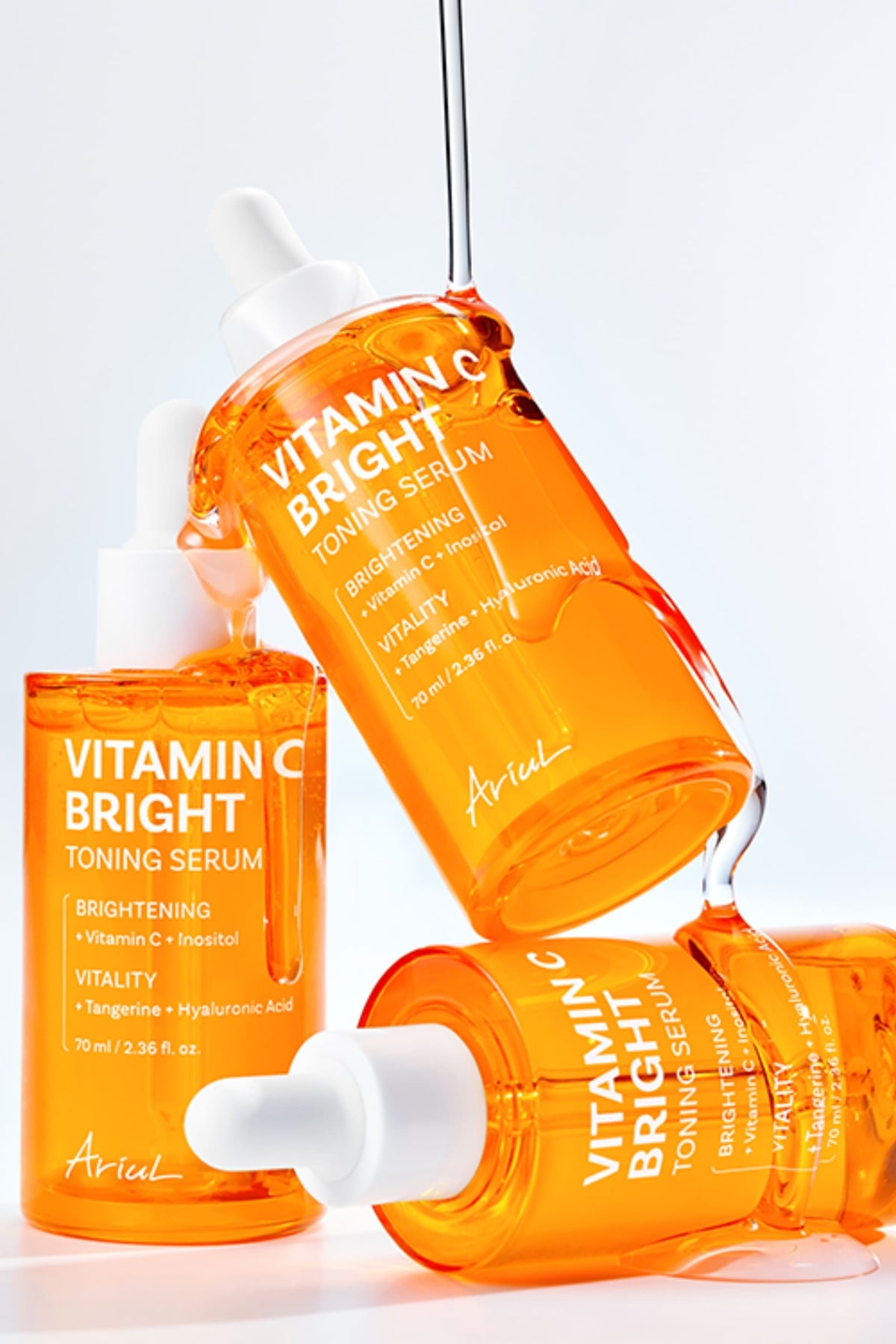 Ariul-Vitamin C Bright Toning Serum 70ml - C Vitaminli Leke Karşıtı Aydınlatıcı Serum-Düzenleme-7-Milagron.com