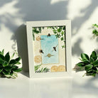 Art Projects-Swimming Siesta Suluboya El Yapımı çerçeveli Resim-RESİM-2-Milagron.com
