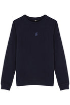 Bisiklet Yaka Sweatshirt - Koyu Lacivert