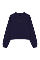 Bisiklet Yaka Sweatshirt - Koyu Lacivert