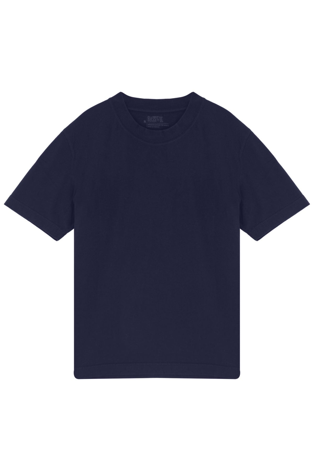 Cotton Basic T-Shirt - Koyu Lacivert