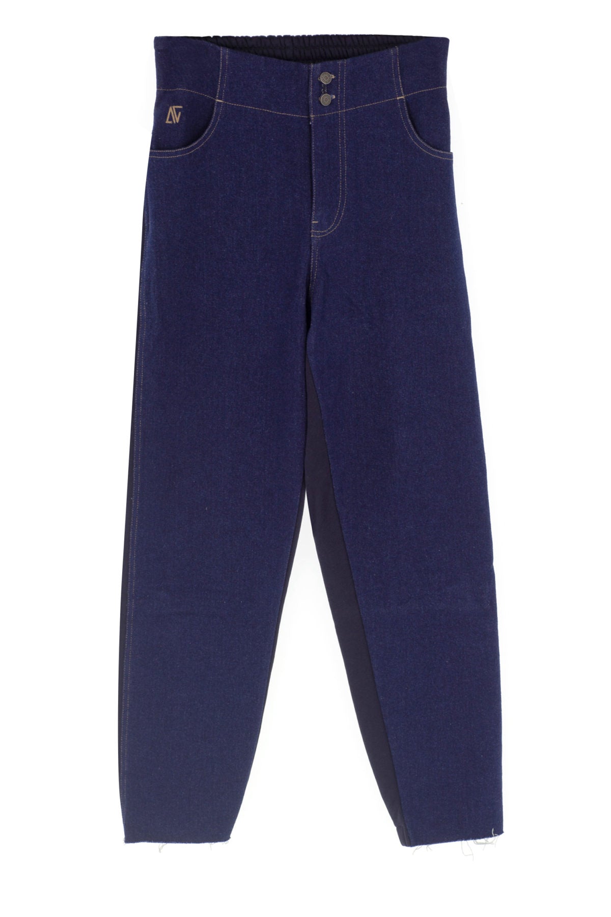 Boyfriend Denim Pantolon - Lacivert