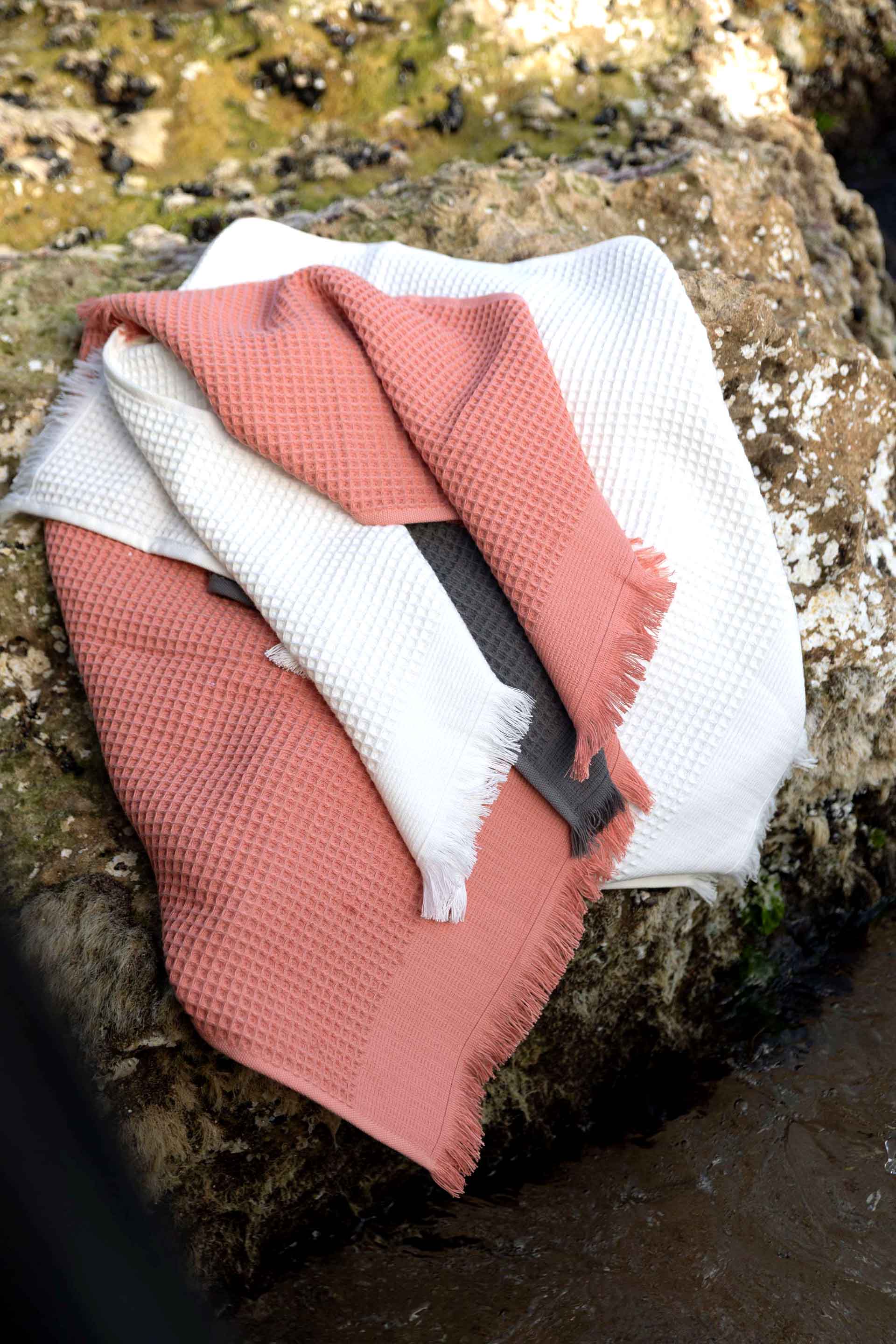 Anika Banyo Havlusu 100x150 cm | TENCEL™ & Pamuk | Waffle Pike