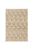 Halı Fas Jakarlı Dokuma Jüt + Yün Naturel/Fildişi 120 Cm X 180 Cm - 0