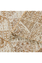 Halı Fas Jakarlı Dokuma Jüt + Yün Naturel/Fildişi 120 Cm X 180 Cm - 2