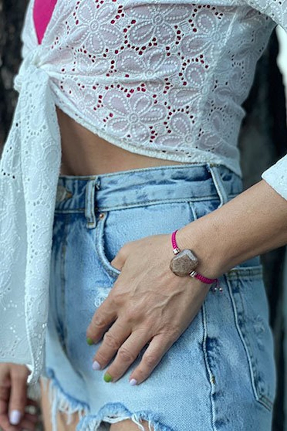 Arven’s World by Aylin Işıklı-Çi̇lek Kuvars Örme Bi̇lekli̇k-Bileklik-4-Milagron.com