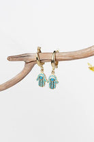 Arven’s World by Aylin Işıklı-Hamsa Gold Küpe-Küpe-1-Milagron.com