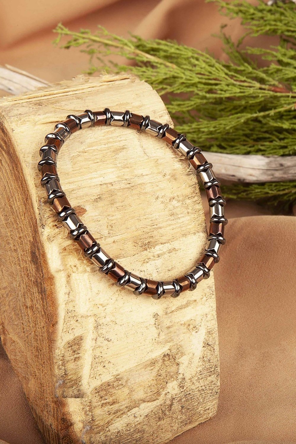 Arven’s World by Aylin Işıklı-Hemati̇t Bronz Bi̇lekli̇k-Bileklik-5-Milagron.com