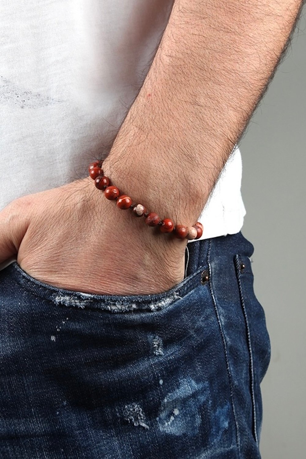 Arven’s World by Aylin Işıklı-Jasper 18'li Mala Bileklik-Bileklik-4-Milagron.com