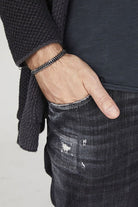 Arven’s World by Aylin Işıklı-Konik Hematit Erkek Bileklik-Bileklik-4-Milagron.com