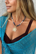 Arven’s World by Aylin Işıklı-Lapis Lazuli Sedef Kolye-Kolye-2-Milagron.com