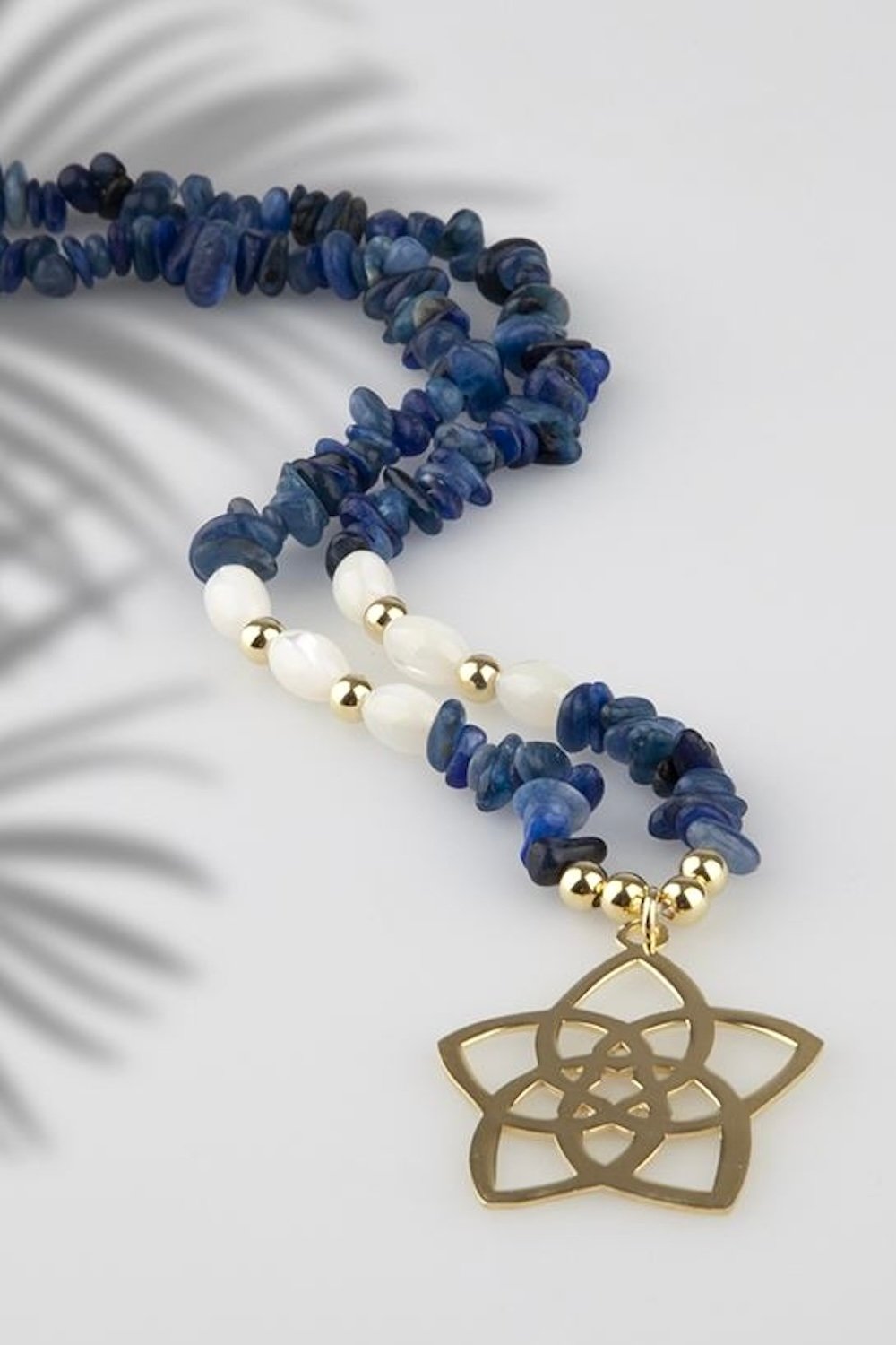 Arven’s World by Aylin Işıklı-Lapis Lazuli Sedef Kolye-Kolye-3-Milagron.com