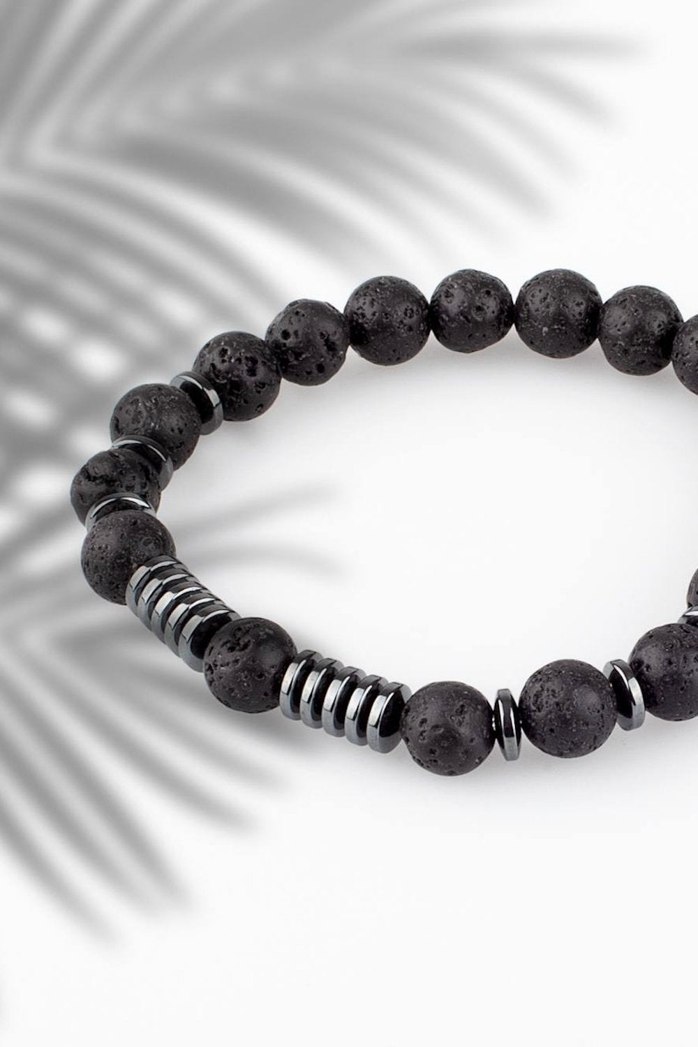 Arven’s World by Aylin Işıklı-Lav Taşı/ Disk Hematit Bileklik-Bileklik-1-Milagron.com